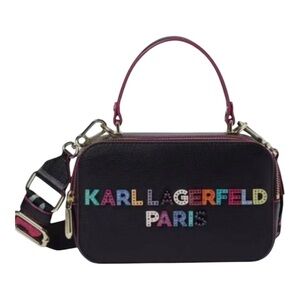 Karl Lagerfeld Black Crossbody Bag